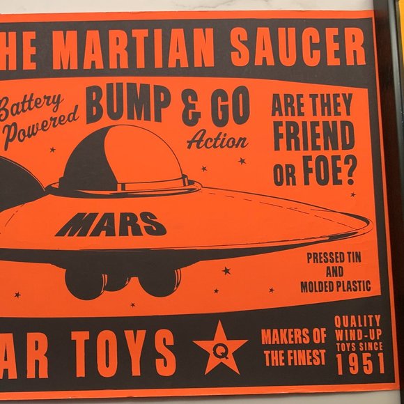 3 John W. Golden's Space Age Posters: Rocket, Robot, & Flying Saucer- SHIPS FREE - Picture 12 of 16